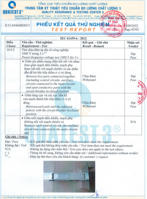 Phiếu kiểm tra chất lượng